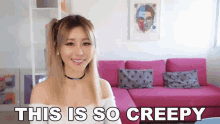 This Is So Creepy Wenjie Huang GIF - This Is So Creepy Wenjie Huang Wengie GIFs