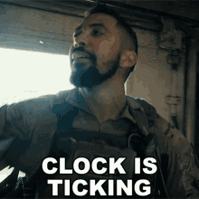 Clock Is Ticking Ray Perry GIF - Clock Is Ticking Ray Perry Seal Team GIFs