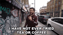 I Have Not Ever Tried Tea Or Coffee No Caffeine GIF - I Have Not Ever Tried Tea Or Coffee No Caffeine No Coffee GIFs