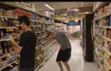 silly grocery dabbing