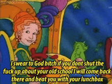 The Magic School Bus Struggle GIF - The Magic School Bus Struggle Stop Talking About Your Old School GIFs