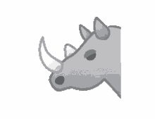 rhino grumpy emoji
