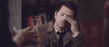 Frustrated Castiel GIF - Frustrated Castiel Supernatural GIFs