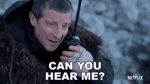 Can You Hear Me Bear Grylls GIF - Can You Hear Me Bear Grylls You Vs Wild Out Cold GIFs