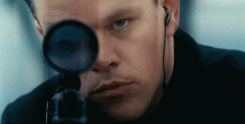 Scoping You GIF - Jason Bourne Matt Damon Sniper - Descubre & Comparte GIFs