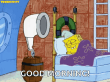 Tired Wake Up GIF - Tired Wake Up Spongebob GIFs