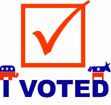 I Voted Election Day GIF - I Voted Election Day Vote Sticker GIFs