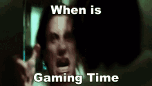 gaming when