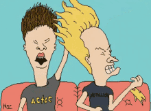 Headbang Rock On GIF - Headbang Rock On Beavis And Butt Head GIFs