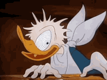 donald duck insane freaking out evil disney