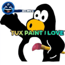Tux Paint Inky GIF - Tux Paint Inky GIFs
