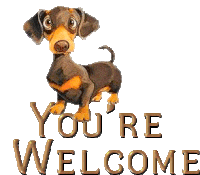 Youre Welcome Dog Sticker - Youre Welcome Dog Thank You Dog Stickers