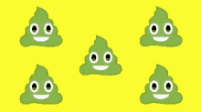 Green Poop Happy GIF - Green Poop Happy Smiling GIFs