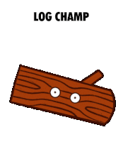 Loggers Logchamp Sticker - Loggers Log Logchamp Stickers