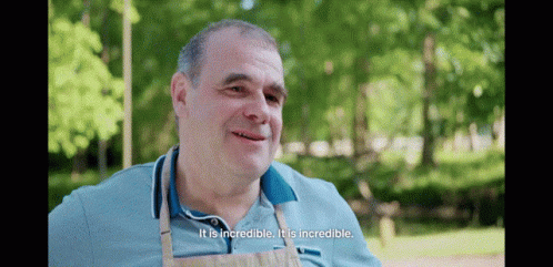 It Is Incredible British Baking Show GIF - It Is Incredible British Baking Show Jurgen GIFs