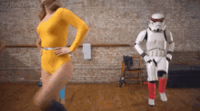 Spandex Stormtrooper GIF - Spandex Stormtrooper Spandex Outfit GIFs