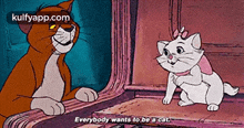Everybody Wants To Be A Cat..Gif GIF - Everybody Wants To Be A Cat. Art Pet GIFs