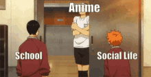 haikyuu anime lol school anime social life