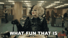 What Fun That Is Cruella De Vil GIF - What Fun That Is Cruella De Vil Emma Stone GIFs