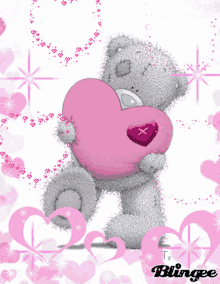 Tatty Teddy Pink GIF - Tatty Teddy Pink Love GIFs