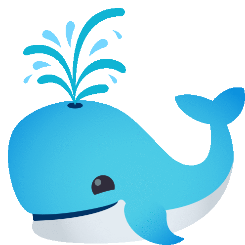 Spouting Whale Nature Sticker - Spouting Whale Nature Joypixels Stickers