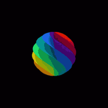 Satisfying Rainbow GIF - Satisfying Rainbow Ball GIFs