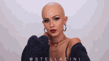 Beautiful Woman Bald GIF - Beautiful Woman Bald Shaved Head GIFs