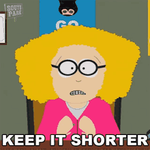 Keep It Shorter Principal Victoria GIF - Keep It Shorter Principal Victoria South Park GIFs