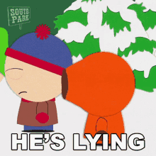 hes lying stan marsh kenny mccormick south park s5e1 hes lying stan marsh kenny mccormick south park s5e1