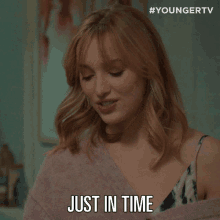 Just In Time Clare O Brien GIF - Just In Time Clare O Brien Phoebe Dynevor GIFs