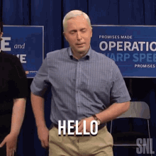 Hello Mike Pence GIF - Hello Mike Pence Saturday Night Live GIFs