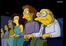 Cuando No Se Oye Nada En El Cine GIF - Abuelo Simpson Los Simpson Los Simpsons GIFs
