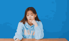chaeyoung fromis9 teaser fun bored