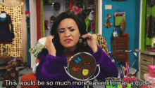 Demilovato Easier If I Was A Dude GIF - Demilovato Demi Easier If I Was A Dude GIFs