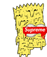 Supreme Art Sticker - Supreme Art Bart Stickers