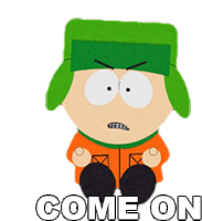 Come On Kyle Broflovski Sticker - Come On Kyle Broflovski South Park Stickers