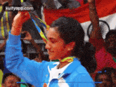 Pv Sindhu The First Indian Woman To Win An Olympic Silver Medal.Gif GIF - Pv Sindhu The First Indian Woman To Win An Olympic Silver Medal Pvsindhu Pv Sindhu GIFs