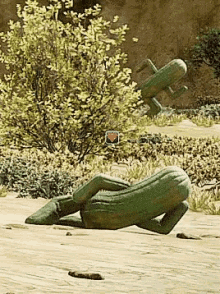 Cactus Lying Down GIF - Cactus Lying Down GIFs