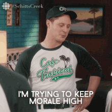 Im Trying To Keep Morale High Patrick Brewer GIF - Im Trying To Keep Morale High Patrick Brewer Patrick GIFs