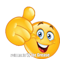 Common W Grease Sticker - Common W Grease Grease Winning Stickers