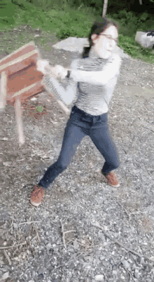 schnaps johanna schnpas johanna throwing throwing a chair schnaps johanna schnpas johanna throwing throwing a chair