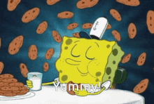 Spongebob Yummy GIF - Spongebob Yummy Eating GIFs