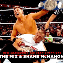 The Miz Shane Mc Mahon GIF - The Miz Shane Mc Mahon Wwe GIFs