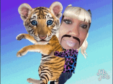 Me As Tiger King Jibjab GIF - Me As Tiger King Jibjab Tiger Pet GIFs