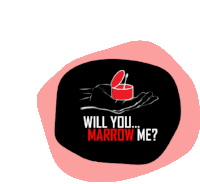 Will You Marrow Me Wymm Sticker - Will You Marrow Me Wymm Bone Marrow Stickers