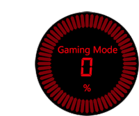 Gaming Mode Percent Sticker - Gaming Mode Percent Turbo Stickers