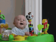 Baby Reaction GIF - Baby Laugh Scared GIFs
