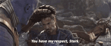 Respect Tony Stark GIF - Respect Tony Stark Thanos GIFs