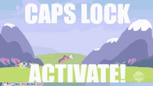 Caps Lock Activate GIF - Caps Lock Activate All Caps GIFs