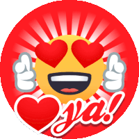 Love Ya Smiley Guy Sticker - Love Ya Smiley Guy Joypixels Stickers
